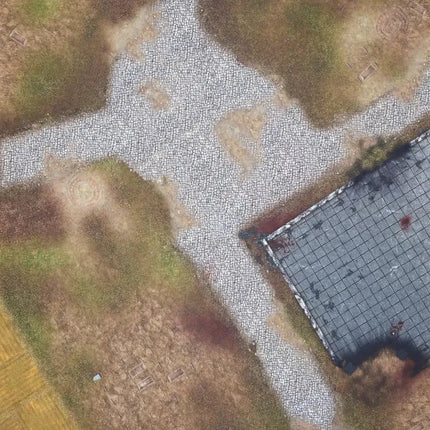 6'x4' G - Mat: Defiled Monastery - Zubehör - Gamemat - 6DM