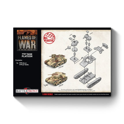 7TP Tank Platoon - Battlefront Miniatures - PBX11