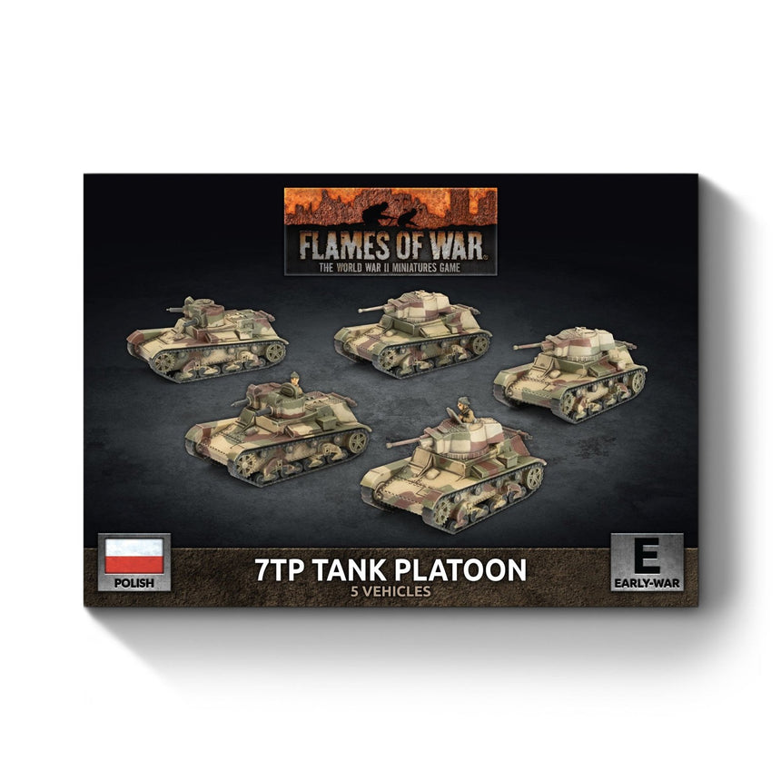 7TP Tank Platoon - Battlefront Miniatures - PBX11