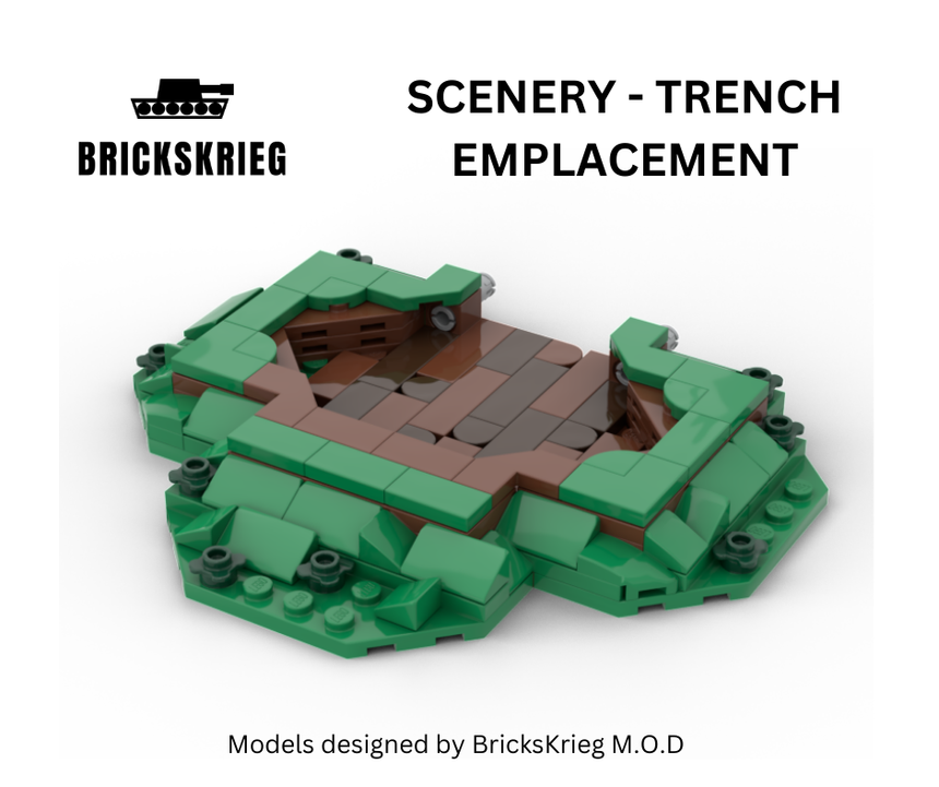 Trench End Emplacement - Brickskrieg - SCE-TE-01