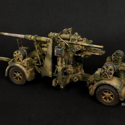 280069 - 8.8cm Flak 36/37 AA/AT Gun with SdAh 202 & Crew
