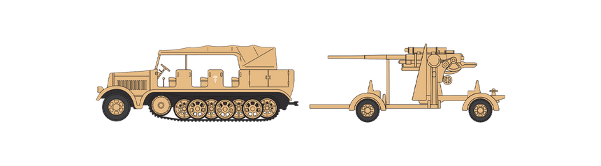 A02303V 88mm Gun & Tractor