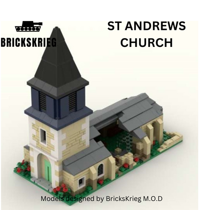St Andrews Damaged Church - Brickskrieg - SCE-CSA-01