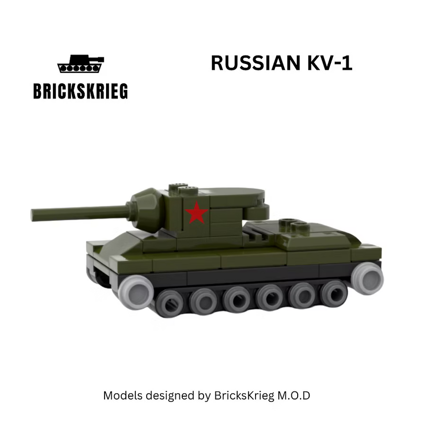 Russian KV-1 - Brickskrieg - KV1-RU-01