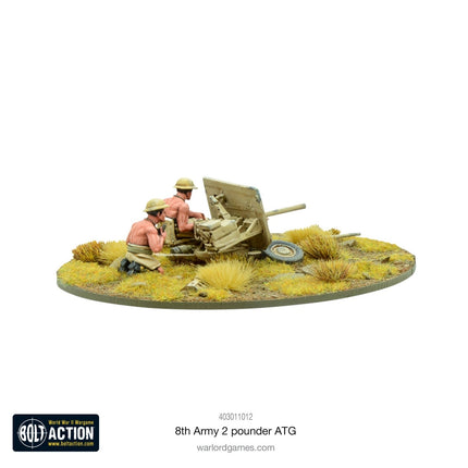 8th Army 2 Pounder ATG - Artillerie - Warlord Games - 403011012