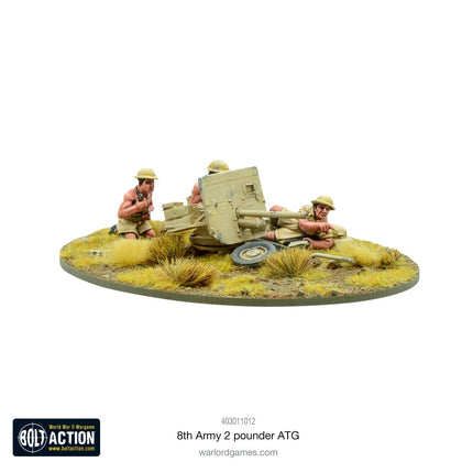 8th Army 2 Pounder ATG - Artillerie - Warlord Games - 403011012