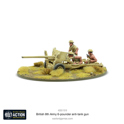 8th Army 6 Pounder ATG - Artillerie - Warlord Games - 403011019