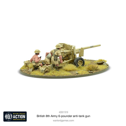 8th Army 6 Pounder ATG - Artillerie - Warlord Games - 403011019