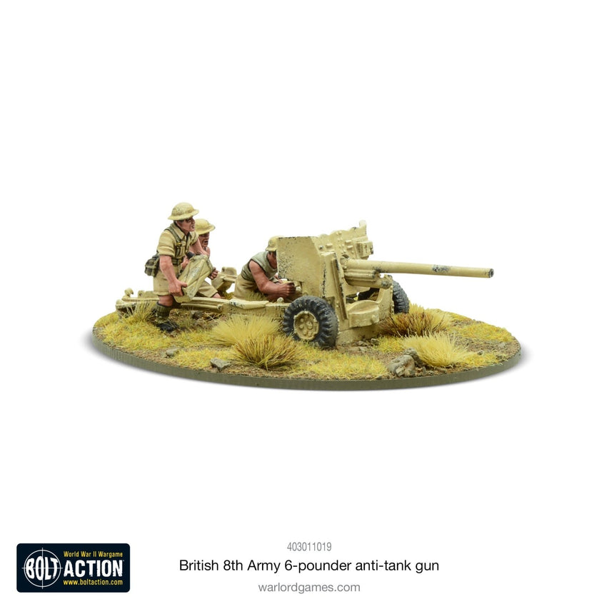 8th Army 6 Pounder ATG - Artillerie - Warlord Games - 403011019