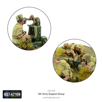 8th Army Support Group - Infanterie - Warlord Games - 402211009
