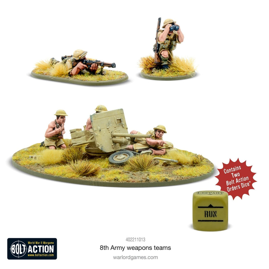 8th Army Weapons Teams - Infanterie - Warlord Games - 402211013