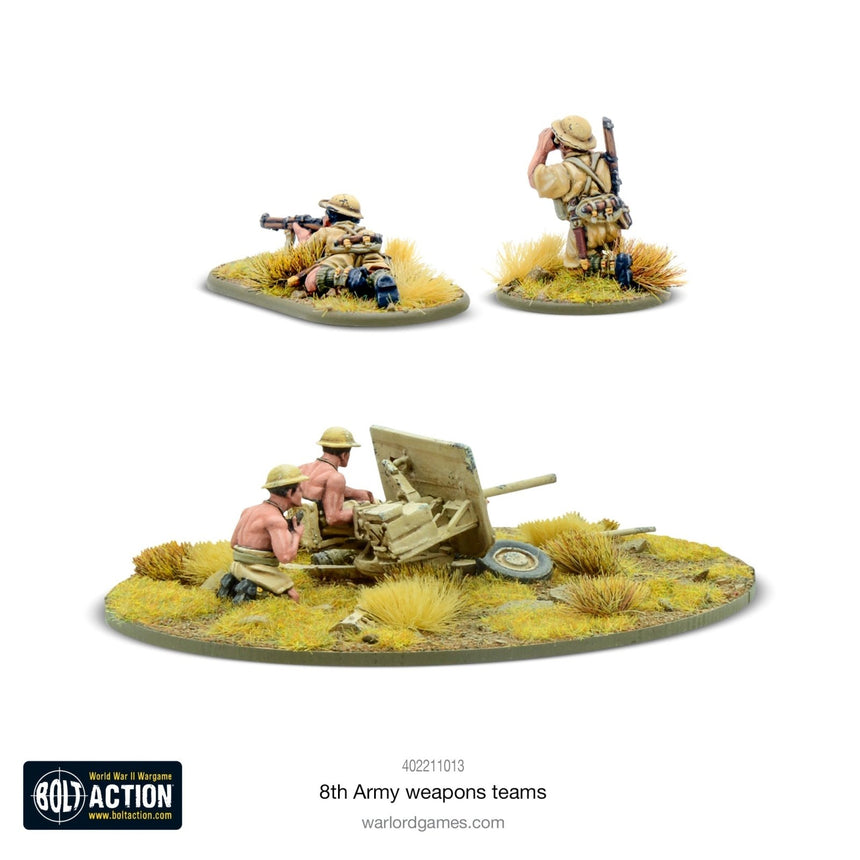 8th Army Weapons Teams - Infanterie - Warlord Games - 402211013
