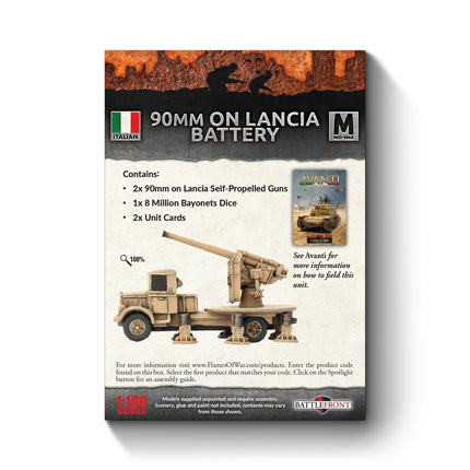 90mm on Lancia Tank Destroyer