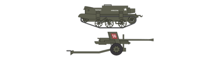 A01309V Bren Gun Carrier & 6PDR Anti-Tank Gun