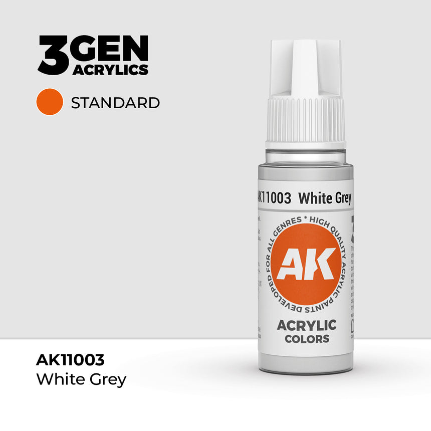 White Grey - 3rd Generation Acrylic (17 ml)