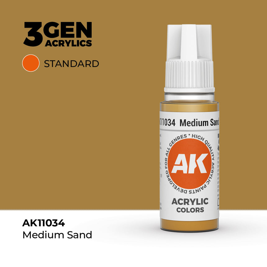 Medium Sand - 3rd Generation Acrylic (17 ml)