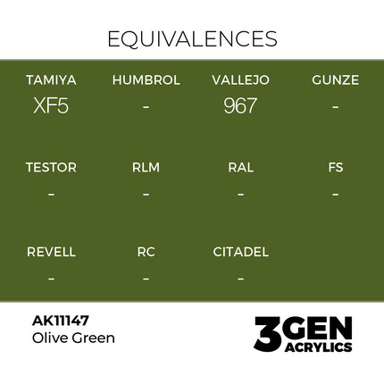AK Interactive 3rd Generation - Olive Green 17 ml