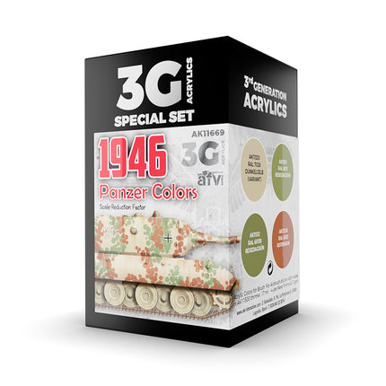 AK Interactive 3rd Gen - Panzer Colors 1946 3G