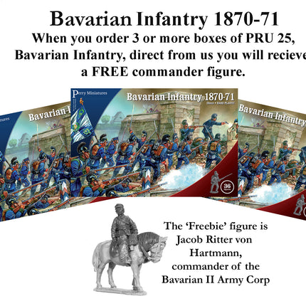 PRU 25 Franco-Prussian Bavarian Infantry 1870-71