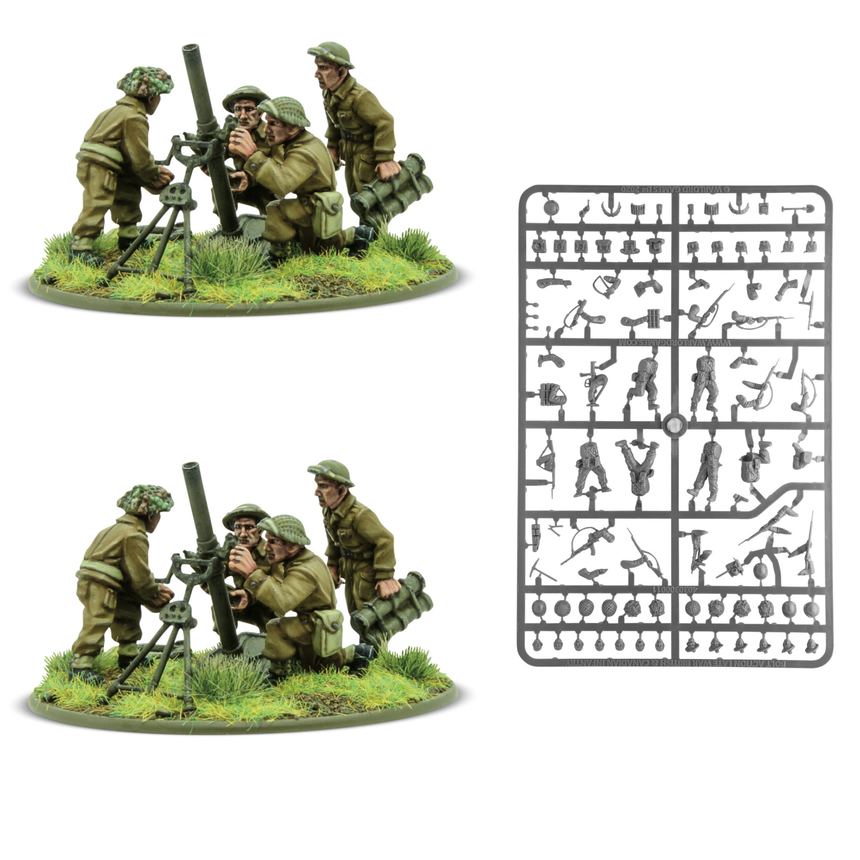 British Army Heavy Mortar Battery - Warlord Games