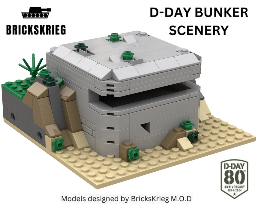 D-Day Beach Bunker - Brickskrieg - SCE-DD-05