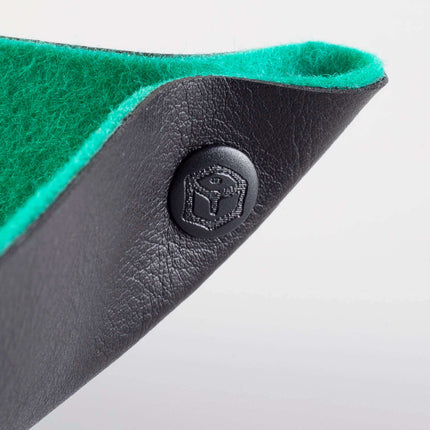 Black Felt Folding Dice Tray
