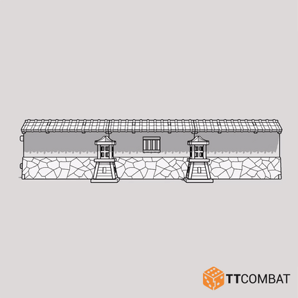 Toshi: Courtyard Wall Extensions - TT Combat - TTSCW-EES-102 (10)