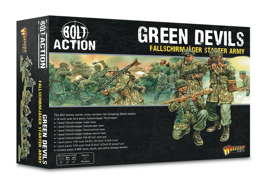 Fallschirmjäger Starter Army - Starterarmee - Warlord Games - WGB-START-11