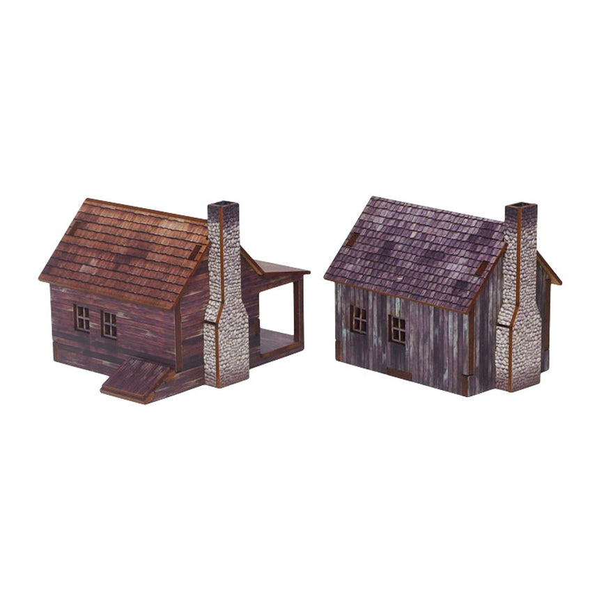 Pre-Painted American Houses (Epic Battles Scale)