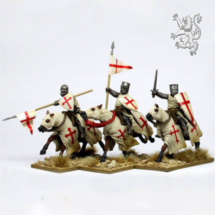 Victrix Medieval Knights - 28mm Berittene Ritter (Hartplastik)