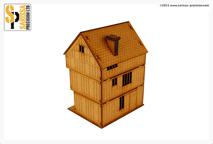 English Timber Framed Townhouse - 3 Storey - Wide