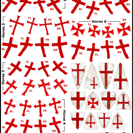 Victrix Medieval Knights - 28mm Berittene Ritter (Hartplastik)