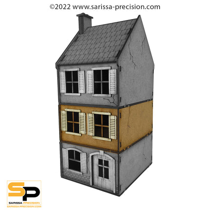 Destroyed Terrace House (28mm)