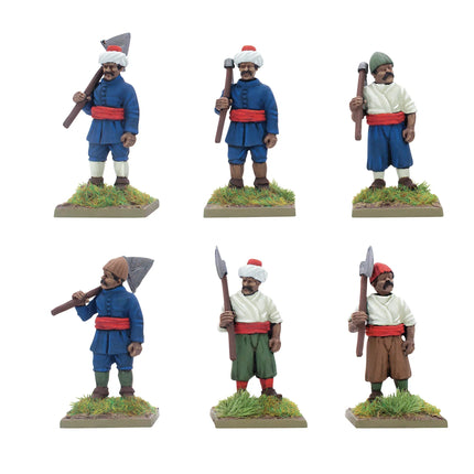 Turkish Pioneers - Osmanische Pioniere (6 Figuren)