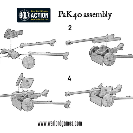 Hungarian Army Pak 40 anti-tank gun