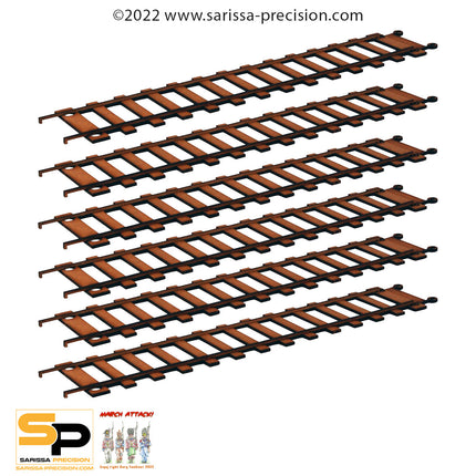Rail Track Pack: Straight (x6) (28mm)
