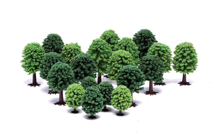 Deciduous Trees (5cm - 9cm) - 20 assorted trees