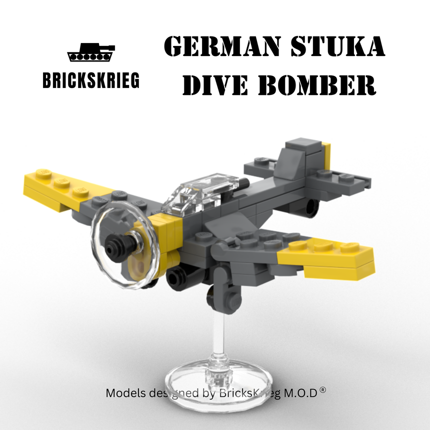 German Stuka Dive-bomber - Brickskrieg - SDB-GE-01