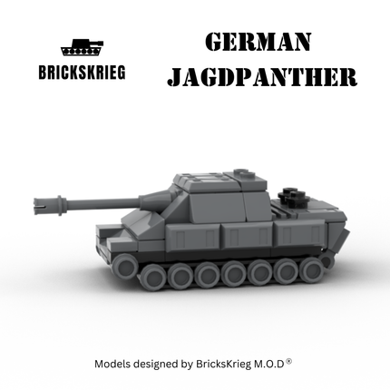 German JagdPanther - Brickskrieg - JGP-GE-01