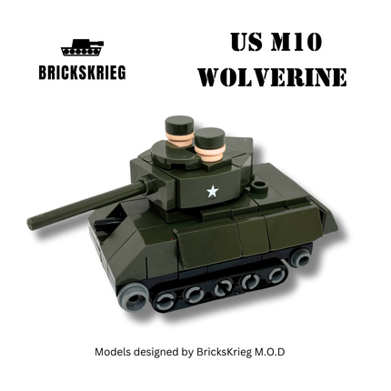 US M10 Wolverine - Brickskrieg - M10-US-01