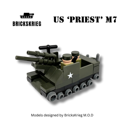 US M7 'Priest' - Brickskrieg - M7P-US-01
