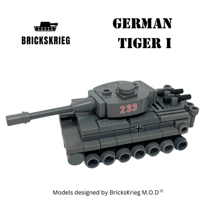 German Tiger I - Brickskrieg - TG1-GE-01