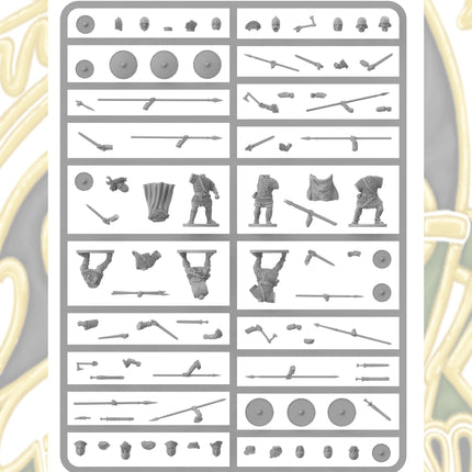 Early Saxon Armoured Warriors (36 Figuren)