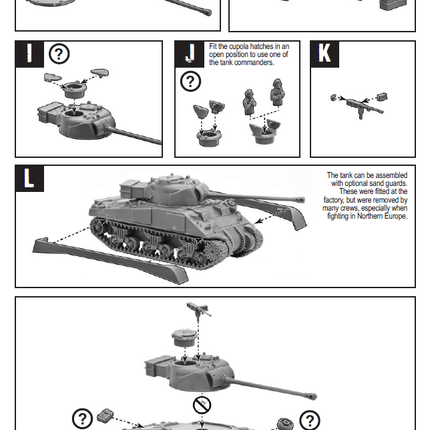 British Sherman V Troop including Vc Firefly