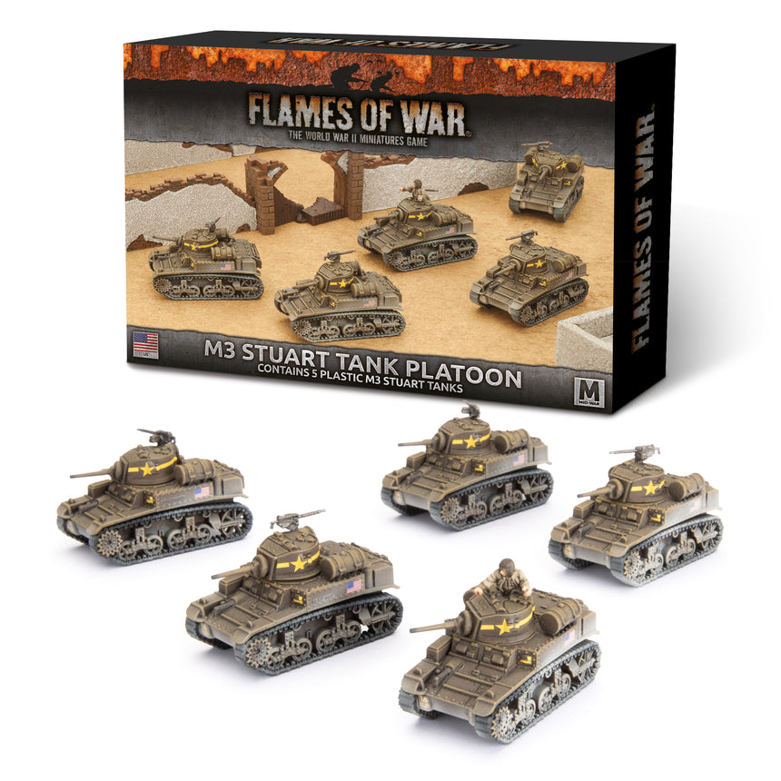 M3 Stuart Light Tank Platoon