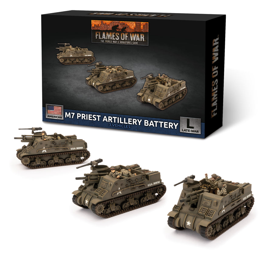 M7 Priest Artillery Battery
