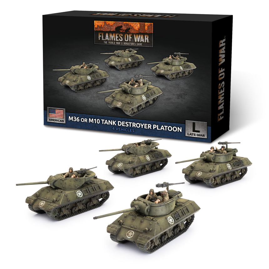 M36 and M10 Tank Destroyer Platoon