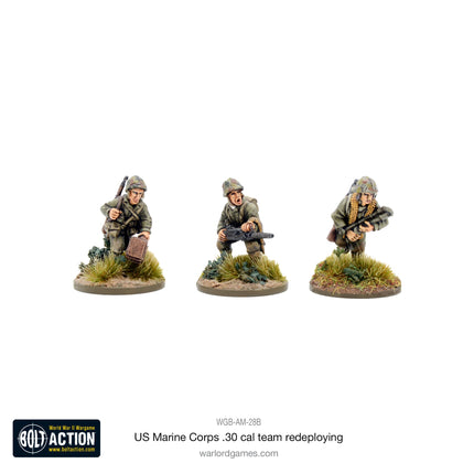 USMC 30 Cal MMG team redeploying