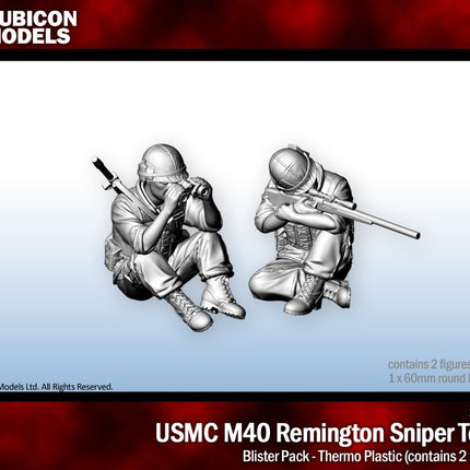 USMC M40 Remington Sniper Team