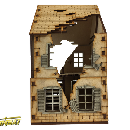 28mm Ruined Terrace House - TT Combat - TTSCW-WAR-031 (2)